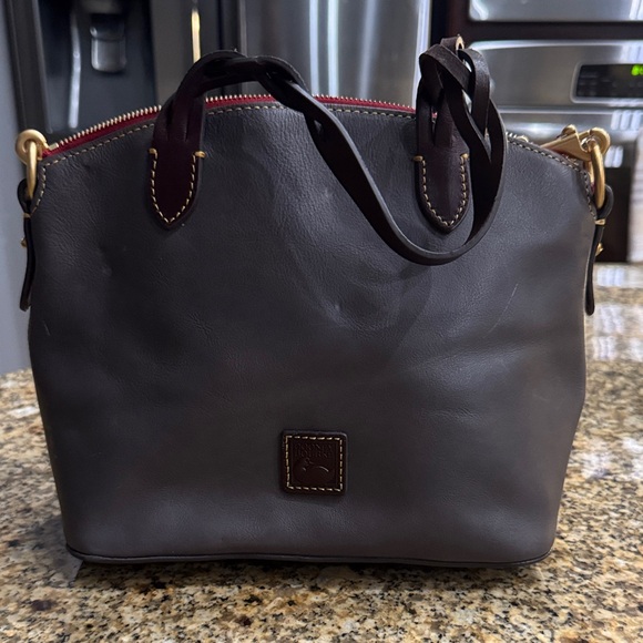 Dooney & Bourke Florentine Leather Heidi Satchel - Picture 1 of 6